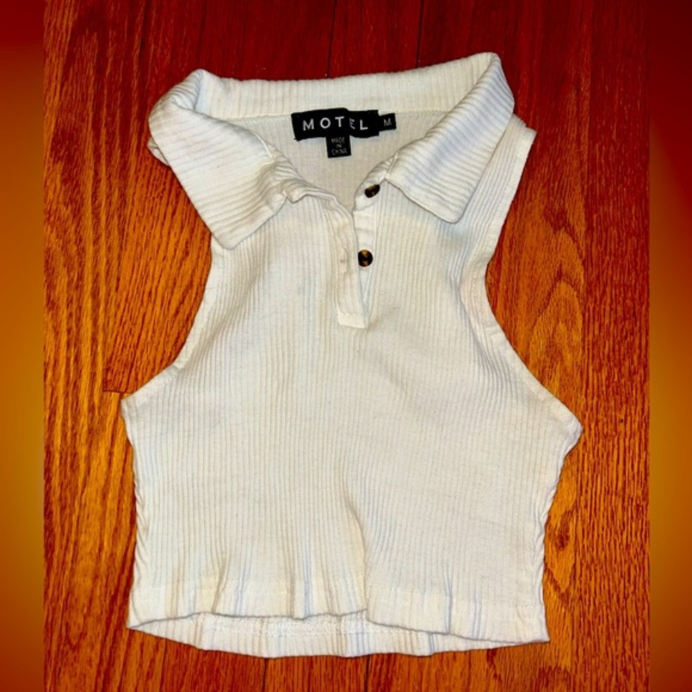 Collared Y2K “Clueless” Style Crop Top